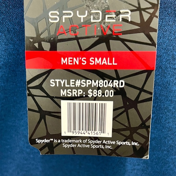 NWT Men’s Small Spyder Hoodie - Picture 8 of 8
